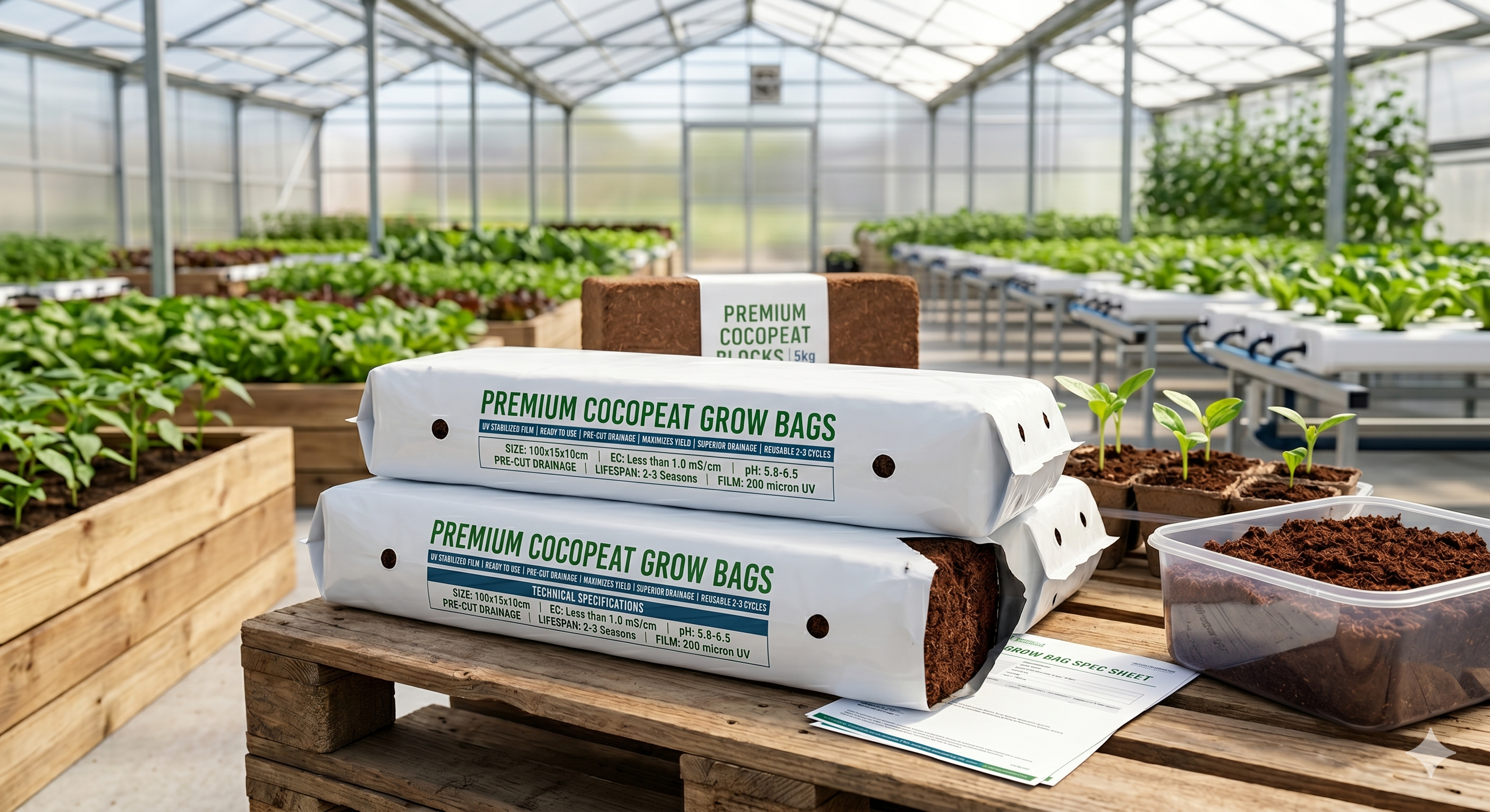 Cocopeat Grow Bags