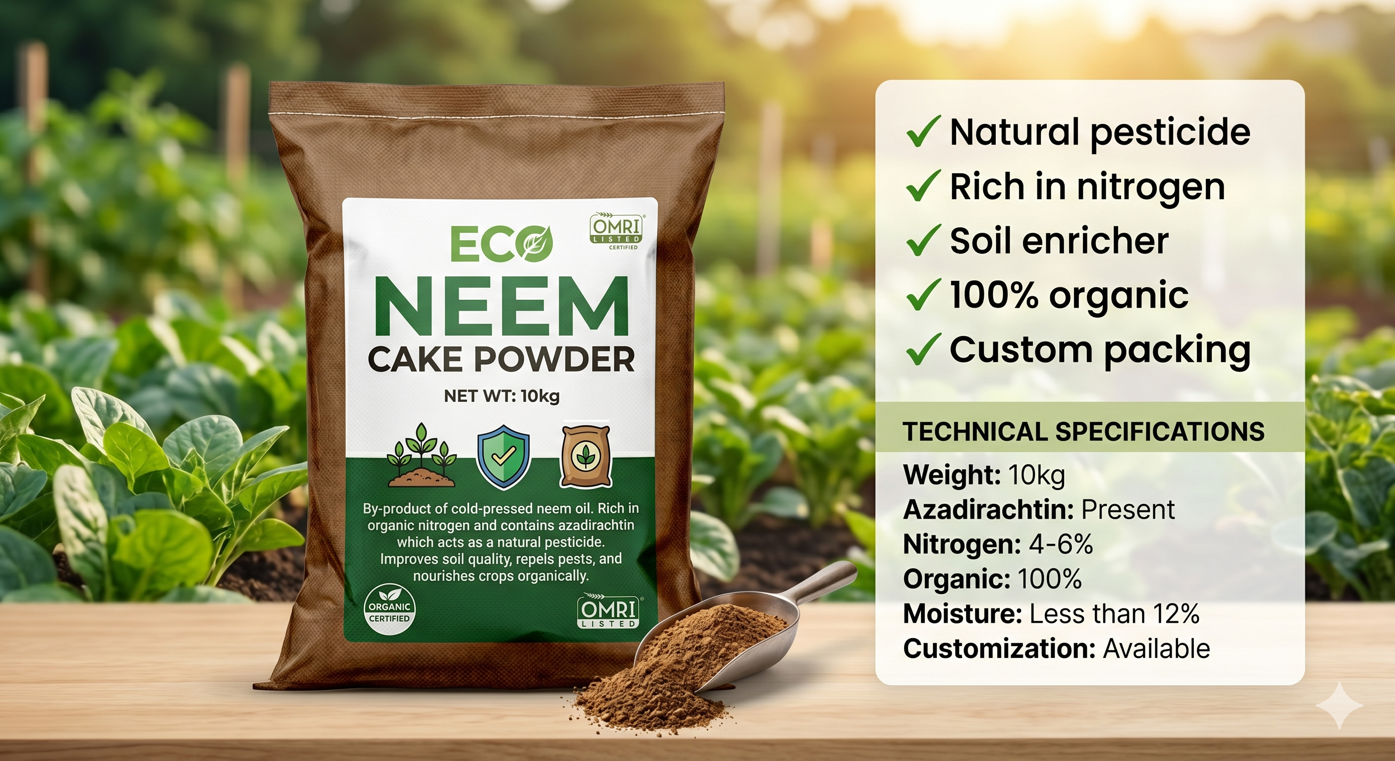 Neem Cake Powder 10kg
