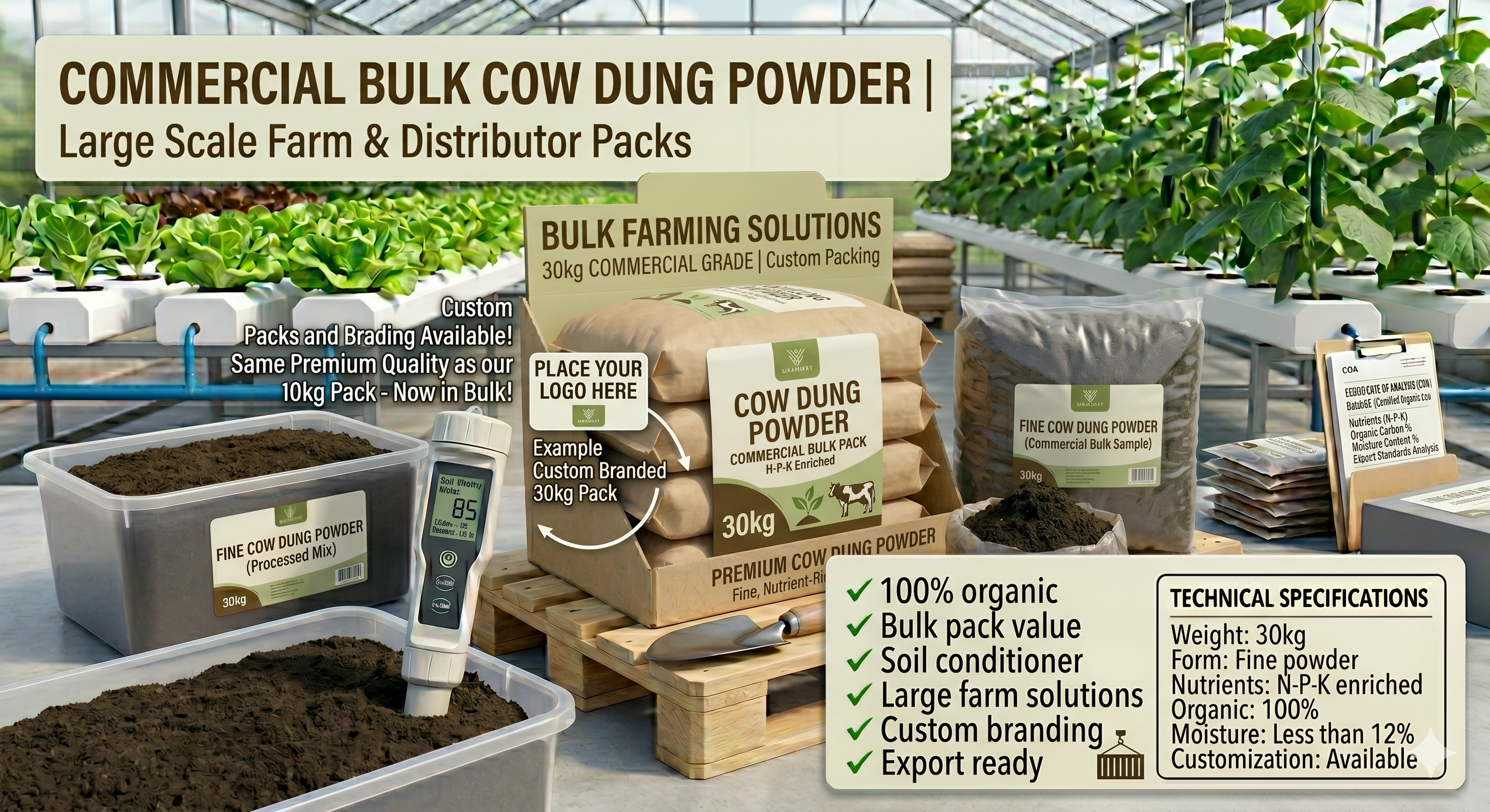 Cow Dung Powder 30kg
