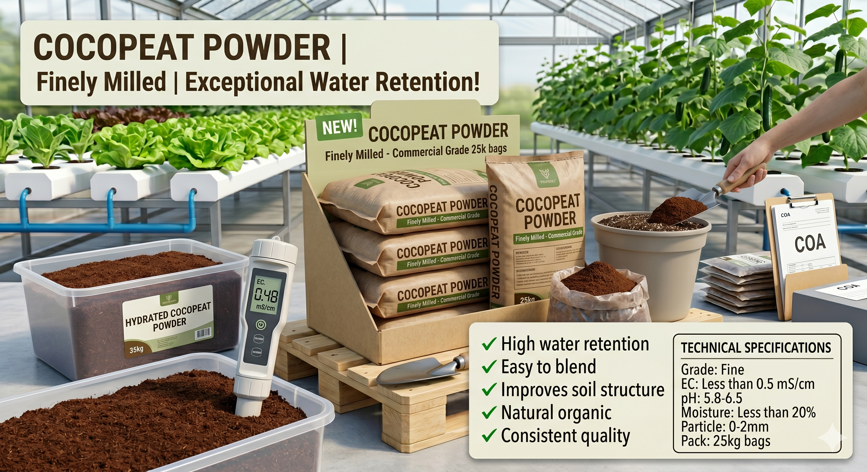 Cocopeat Powder