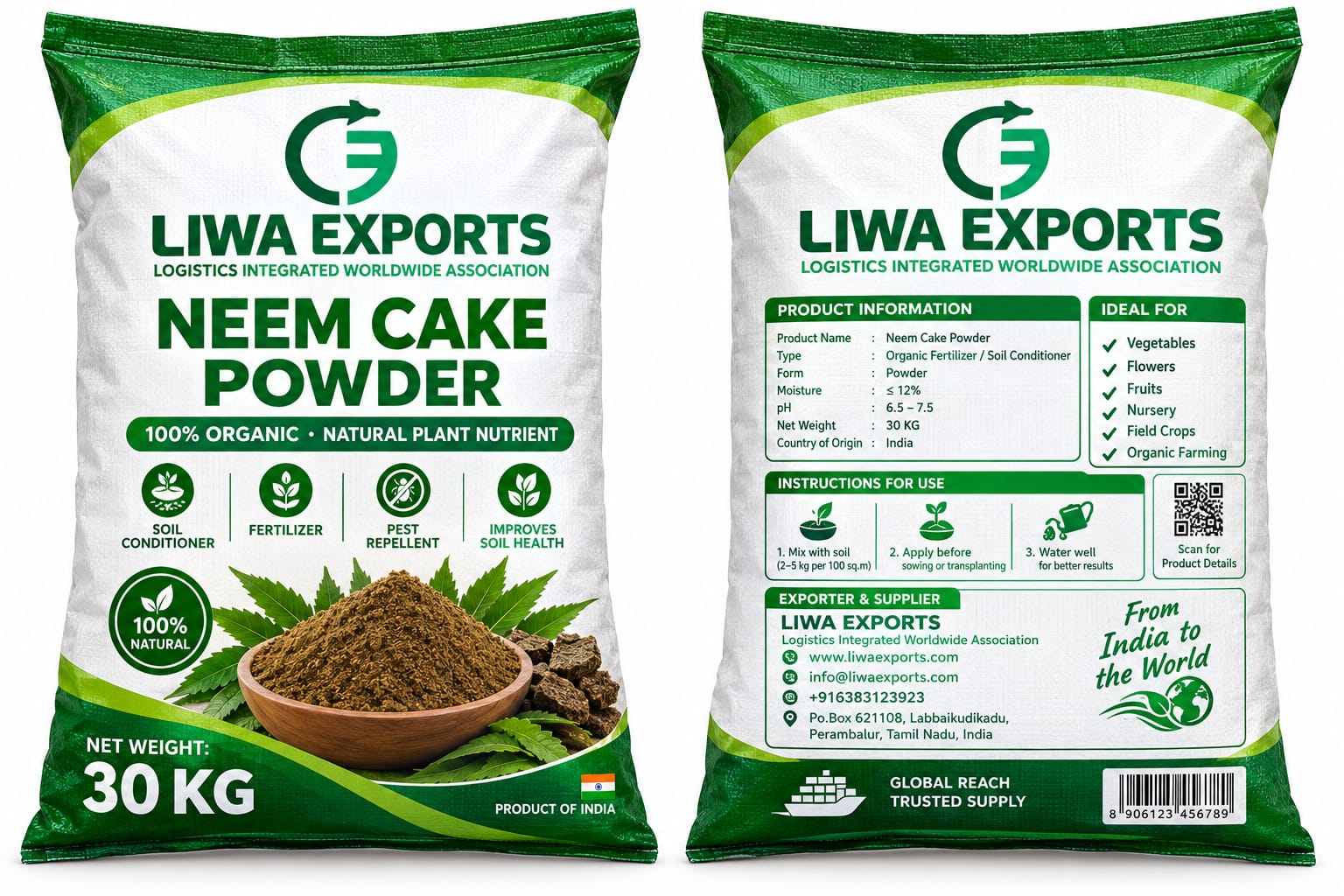 Neem Cake Powder 30kg